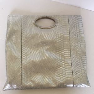 Silver handbag